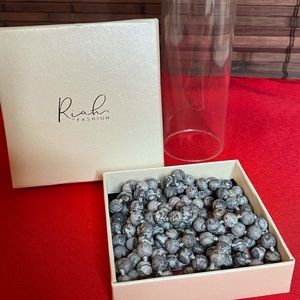 Matte Grey Jasper Natural Stone Necklace